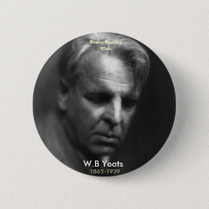 Badge Rond 5 Cm W.B. Yeats