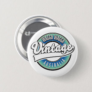 Badge Rond 5 Cm Wagga Wagga australia.
