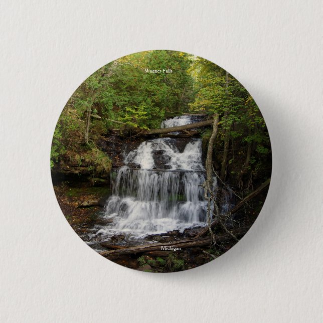 Badge Rond 5 Cm Wagner Falls button (Devant)