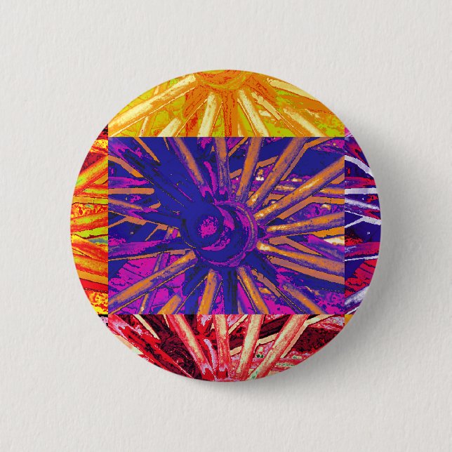 BADGE ROND 5 CM WAGON WHEEL (Devant)