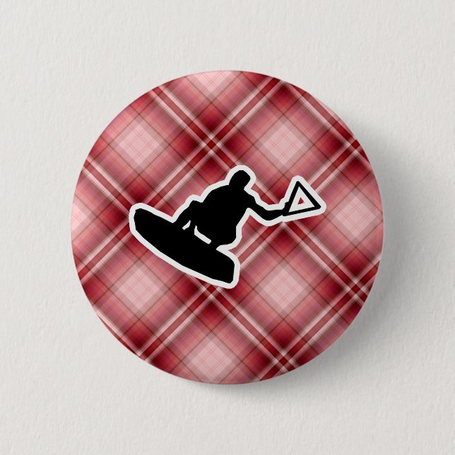 Badge Rond 5 Cm Wakeboarder (Devant)