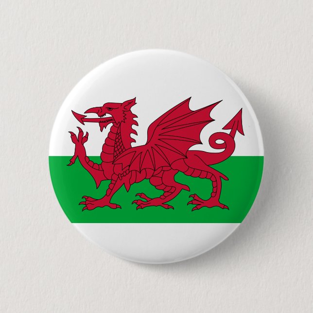 Badge Rond 5 Cm wales flag (Devant)