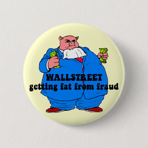 Badge Rond 5 Cm Wallstreet drôle