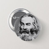 Badge Rond 5 Cm Walt Whitman (Devant & derrière)
