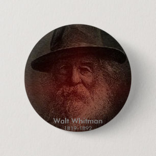 Badge Rond 5 Cm Walt Whitman
