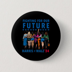 Badge Rond 5 Cm Waltz Wheimer 2024 Future Élection Bouton Femmes G