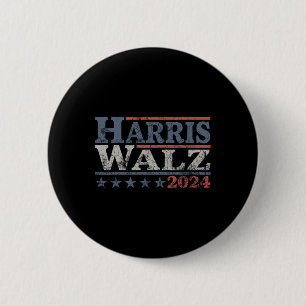 Badge Rond 5 Cm Walz 24 Election Kamala Harris Tim Waltz 24 3