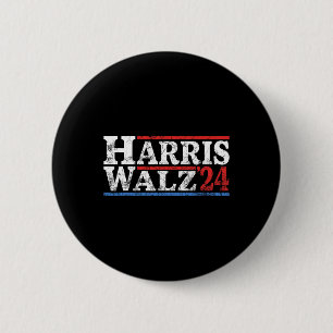 Badge Rond 5 Cm WAlzheimer 2024 Election Kamala Harris Tim Waltz 2