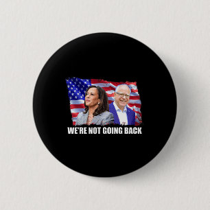 Badge Rond 5 Cm WAlzheimer 2024 Kamala Harris Première femme prési