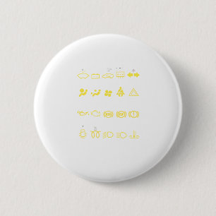 Badge Rond 5 Cm Warning signs 101