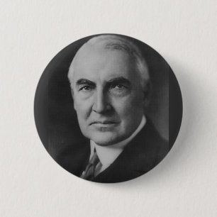 Badge Rond 5 Cm Warren G. Harding 29e Président