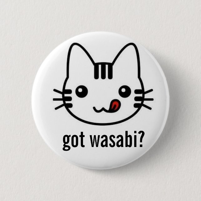 Badge Rond 5 Cm wasabi obtenu ? (Devant)