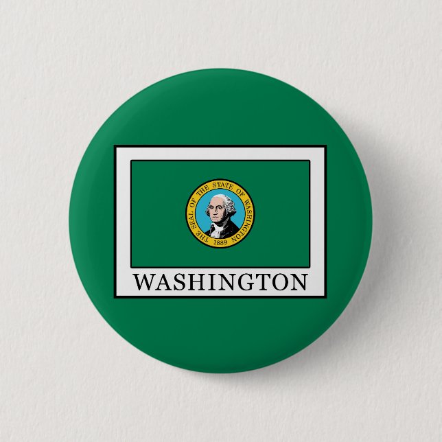 Badge Rond 5 Cm Washington (Devant)