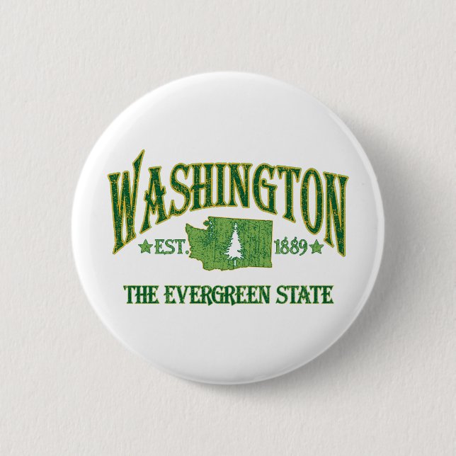 Badge Rond 5 Cm Washington (Devant)