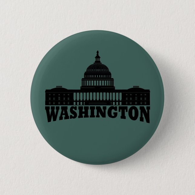 Badge Rond 5 Cm Washington DC (Devant)