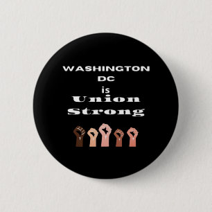 Badge Rond 5 Cm Washington DC est une Union forte classique - Fête