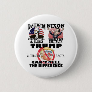 Badge Rond 5 Cm Washington Nixon Dump Trump Lieur