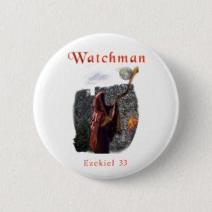 Badge Rond 5 Cm Watchman