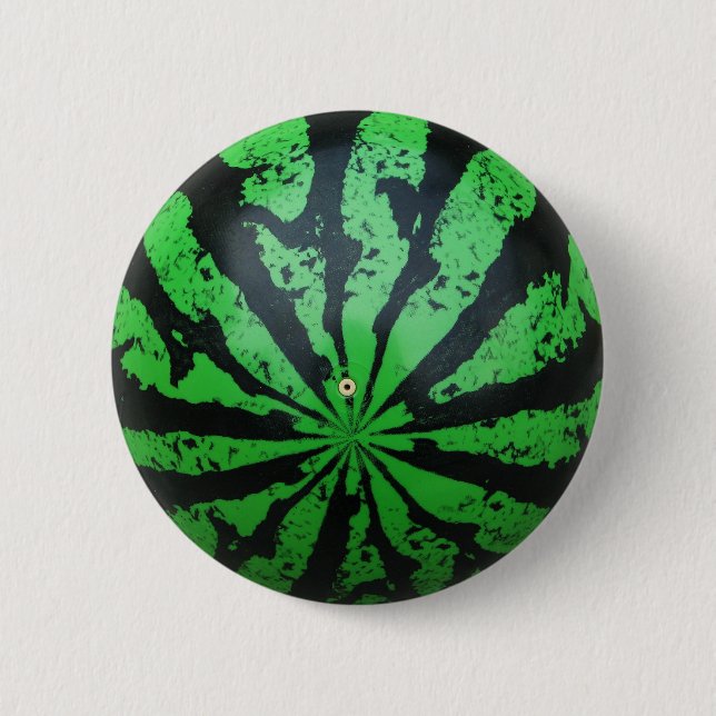Badge Rond 5 Cm Watermelon Football / Soccer Ball (Devant)
