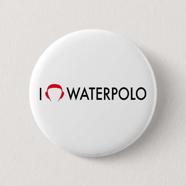 Badge Rond 5 Cm waterpolo (Devant)