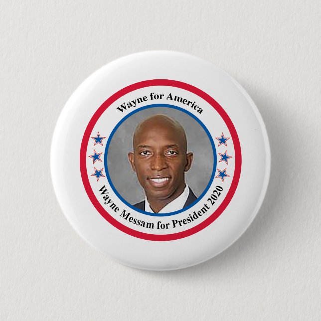 Badge Rond 5 Cm Wayne Messam (Devant)