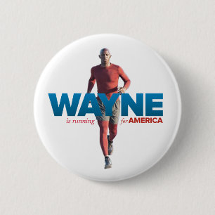 Badge Rond 5 Cm Wayne Messam court pour le président