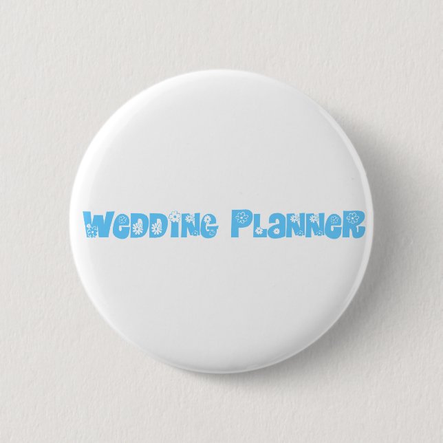 Badge Rond 5 Cm Wedding planner (Devant)