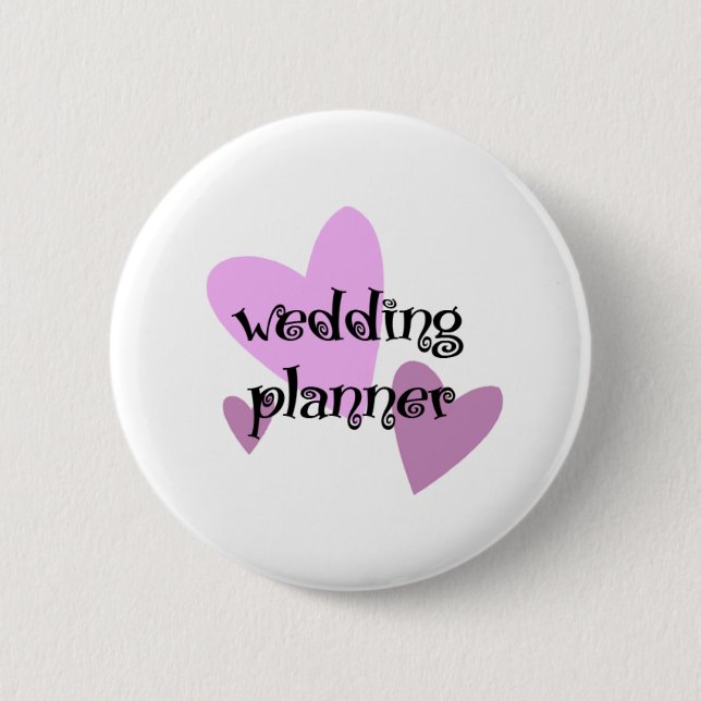 Badge Rond 5 Cm Wedding planner (Devant)