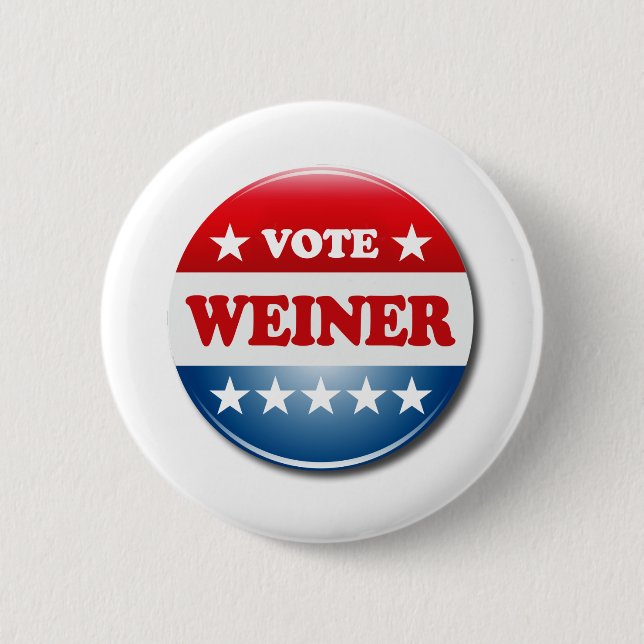 BADGE ROND 5 CM WEINER DE VOTE (Devant)