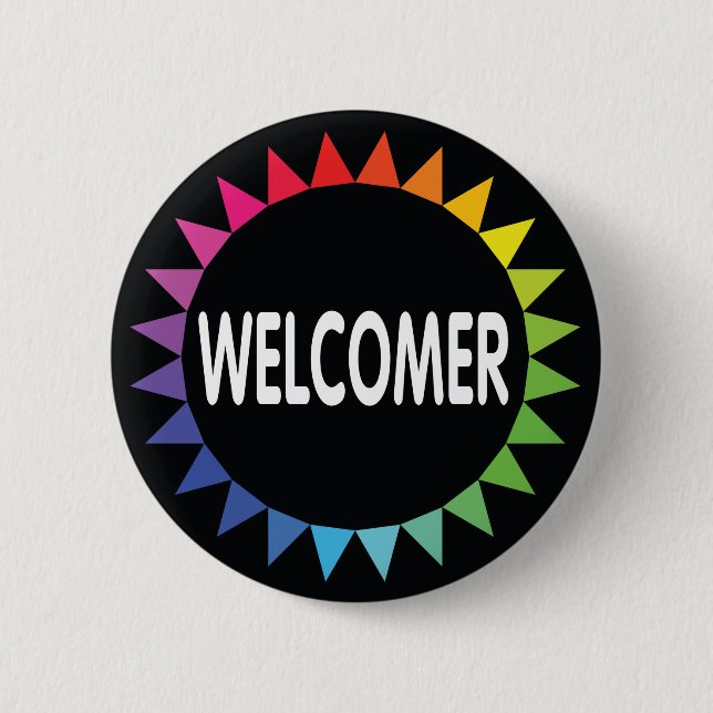 Badge Rond 5 Cm Welcomer (Devant)