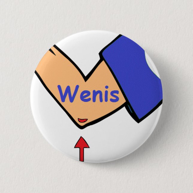 Badge Rond 5 Cm wenis (Devant)