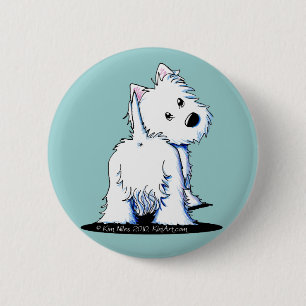 Badge Rond 5 Cm Westin de Fluffy Butt