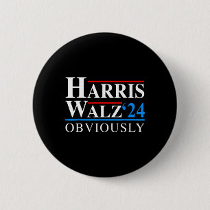 Badge Rond 5 Cm Wheimer 2024 Manifestement Kamala Harris Tim Waltz