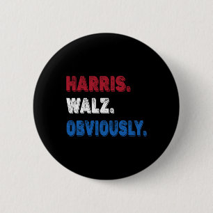 Badge Rond 5 Cm Wheimer Évidemment 2024 Harris Waltz 2024