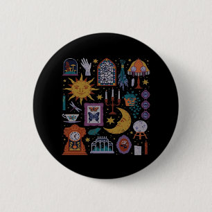 Badge Rond 5 Cm Whimsigoth Classic - Romance gothique Autumn Aesth