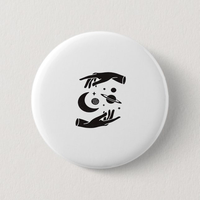 Badge Rond 5 Cm Whimsigoth Design (Devant)
