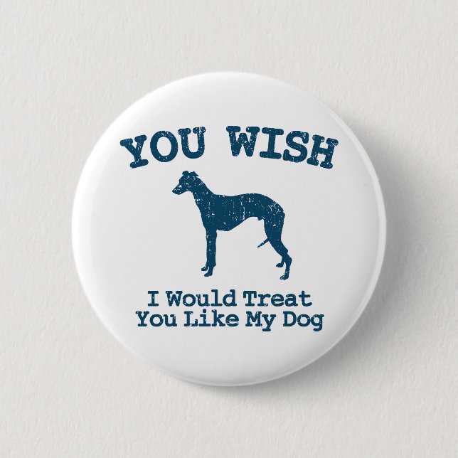 Badge Rond 5 Cm Whippet (Devant)