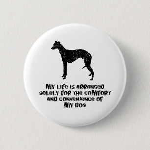 Badge Rond 5 Cm Whippet