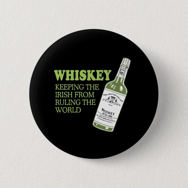 BADGE ROND 5 CM WHISKEY IRLANDAIS (Devant)