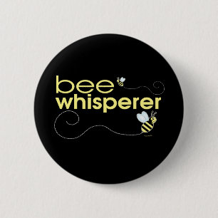 Badge Rond 5 Cm Whisperer d'abeille