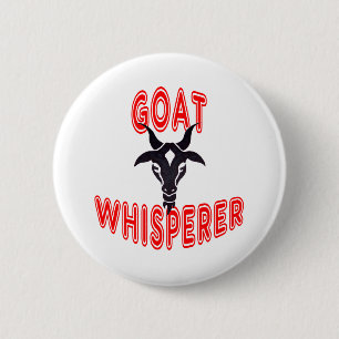 Badge Rond 5 Cm Whisperer de chèvre
