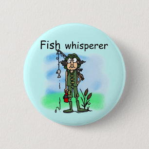 Badge Rond 5 Cm Whisperer de poissons
