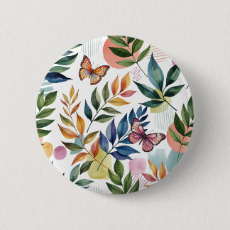 Badge Rond 5 Cm Whispers papillon