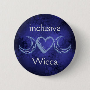 Badge Rond 5 Cm Wicca inclusif