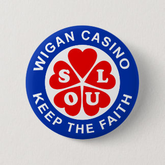 Badge Rond 5 Cm Wigan Casino Garder La Foi
