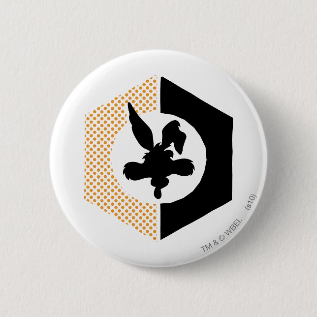 BADGE ROND 5 CM WILE E. COYOTE™ (Devant)