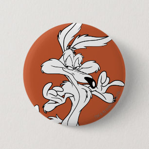 Badge Rond 5 Cm WILE E. COYOTE™ Air Satisfait