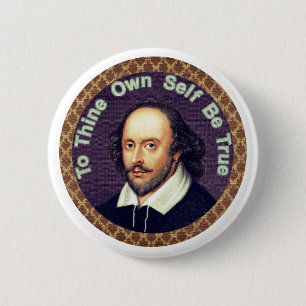 Badge Rond 5 Cm Will Shakespeare