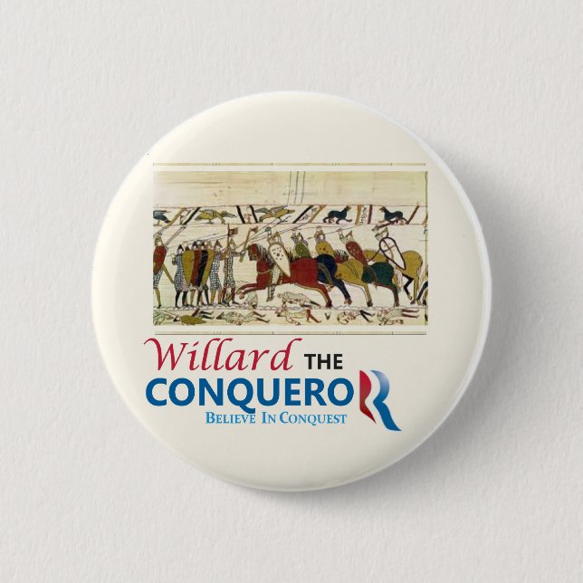 Badge Rond 5 Cm Willard the Conqueror Mitt Romney (Devant)