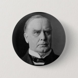 Badge Rond 5 Cm William Mckinley 25